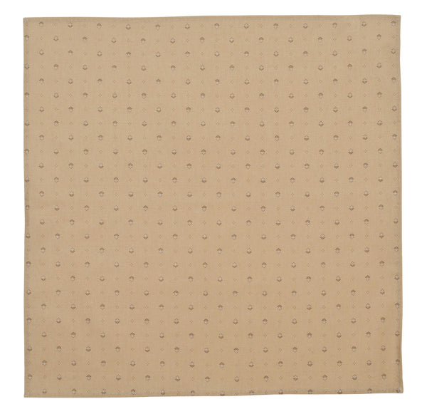french linen cotton table napkin in taupe