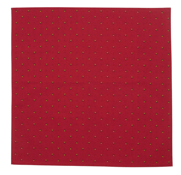 french linen cotton table napkin in red